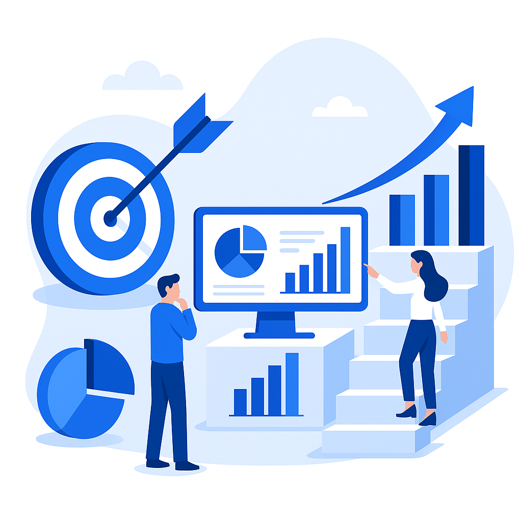 B2B Growth Strategy Illustration